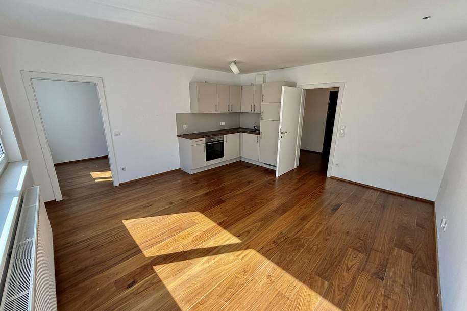 Stilvoll Neubau 2-Zimmer-Wohnung mit 48 m² in Ruhelage – 20. Bezirk, Baujahr 2018!, Wohnung-miete, 999,00,€, 1200 Wien 22., Donaustadt