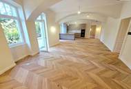 Hietzing Deluxe! Generalsanierte Luxuswohnung mit riesiger Privatgarage! Großer Garten + Riesige Terrassen + 4 Zimmer, 3 Bäder, 3 WCs und viel Raum! Premium Wohngefühl!