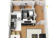 Top gepflegte Etagenwohnung mit perfekter Anbindung, zugeteiltem Parkplatz und Investment-Potenzial