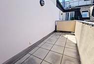GONZAGAGASSE, BÖRSE-NÄHE, klimatisiertes 122 m2 Dachgeschoss mit 8 m2 Terrasse, 3 Zimmer, Komplettküche, 2 Bäder, Parketten