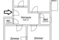 Gemütliche 3-Zimmer-Wohnung mit Balkon und Garagenstellplatz