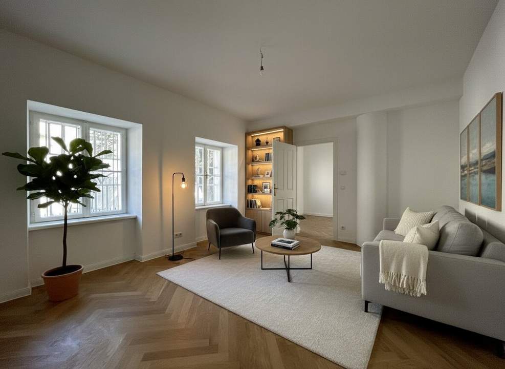 GENERALSANIERT! Charmantes 3-Zimmer Eigentum mit zwei Terrassen! 1190!