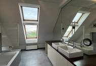 1070! 4-Zimmer DG-Wohnung mit 2 Terrassen und wunderschönen Ausblick auf einer Ebene!