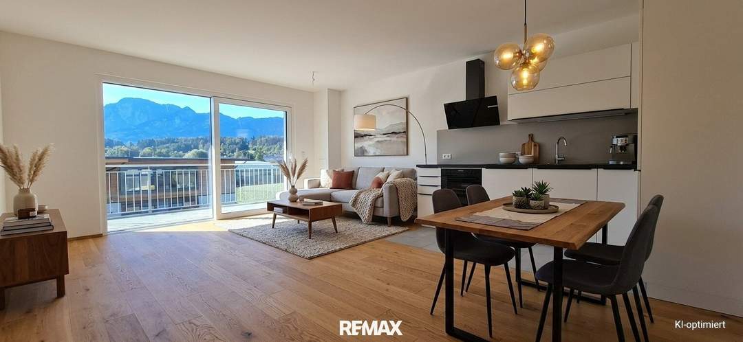 ERSTBEZUG - Exklusive 3-Zi-Neubauwohnung mit Sonnenbalkon in Mondsee-Tiefgraben
