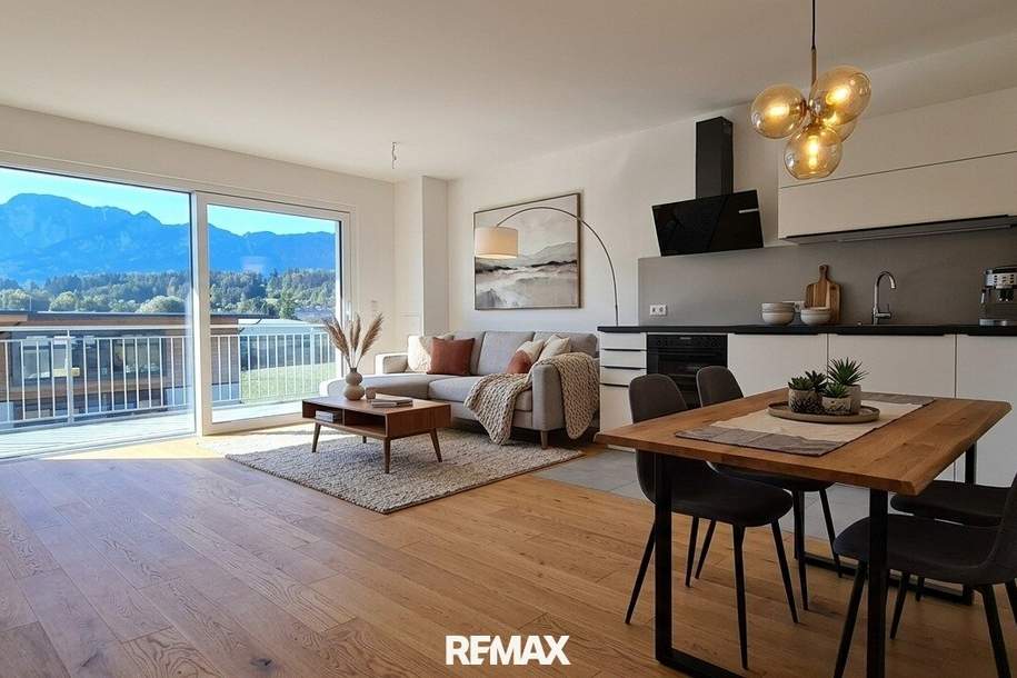 ERSTBEZUG - Exklusive 3-Zi-Neubauwohnung mit Sonnenbalkon in Mondsee-Tiefgraben, Wohnung-miete, 1.856,00,€, 5310 Vöcklabruck