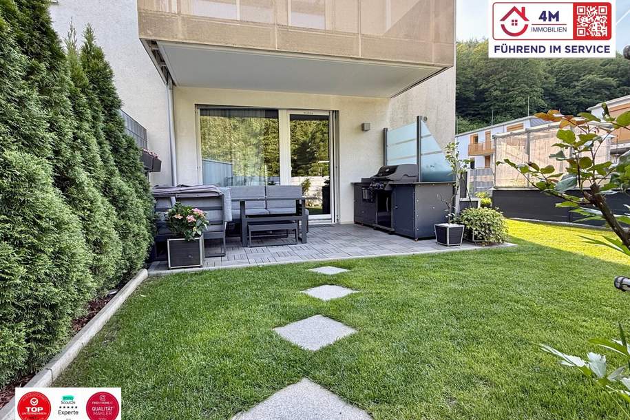 🥇 Exklusive Gartenresidenz am Wienerwald – 4-Zimmer-Neubauwohnung mit 165 m² Privatgarten in Bestlage von Purkersdorf, Wohnung-kauf, 595.000,€, 3002 Sankt Pölten(Land)