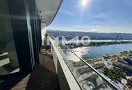 Luxuriöses 3-Zimmer Apartment mit atemberaubenden Blick auf die Donau! Pool, Spa, Fitness vorhanden