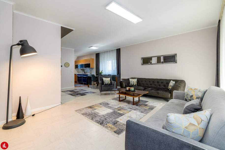 ACHTUNG BESTPREIS | Ein Zuhause das alles kann | Erstklassige Doppelhaushälfte in der Naturparkgemeinde Mannersdorf | 5 Zimmer | Eigengrund | 5 Stellplätze | Keller, Haus-kauf, 490.000,€, 2452 Bruck an der Leitha