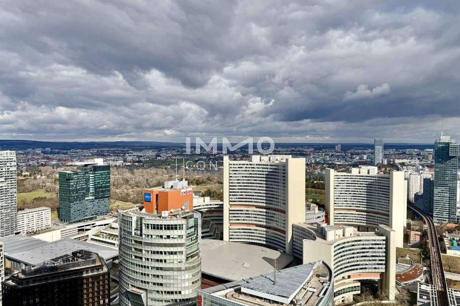 Global View Residence im DC2 Tower – 2 Zimmer mit Loggia &amp; Blick auf das Vienna International Center, Wohnung-miete, 1.550,00,€, 1220 Wien 22., Donaustadt