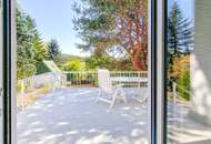 Grünruhelage in Mauerbach. Einfamilienhaus mit großem Garten und schöner Fernsicht
