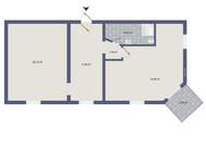 Helle Wohnung mit Balkon und Abstellplatz, 1.OG, 2 Zimmer + Küche - Toppreis!