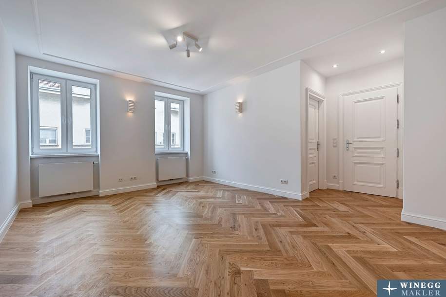 Stil-Altbau mit kompaktem Grundriss in generalsanierter Liegenschaft!, Wohnung-kauf, 349.000,€, 1040 Wien 4., Wieden
