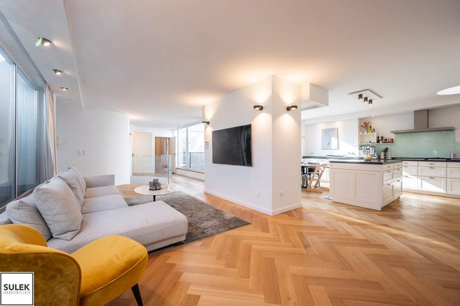 Penthouse mit traumhafter Dachterrasse nahe Naschmarkt & Innenstadt! ***VIDEOTOUR***, Wohnung-kauf, 1.995.000,€, 1060 Wien 6., Mariahilf
