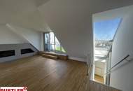 Traumhafte Maisonettewohnung mit Dachterrasse und Kamin - Blick auf den Stephansdom