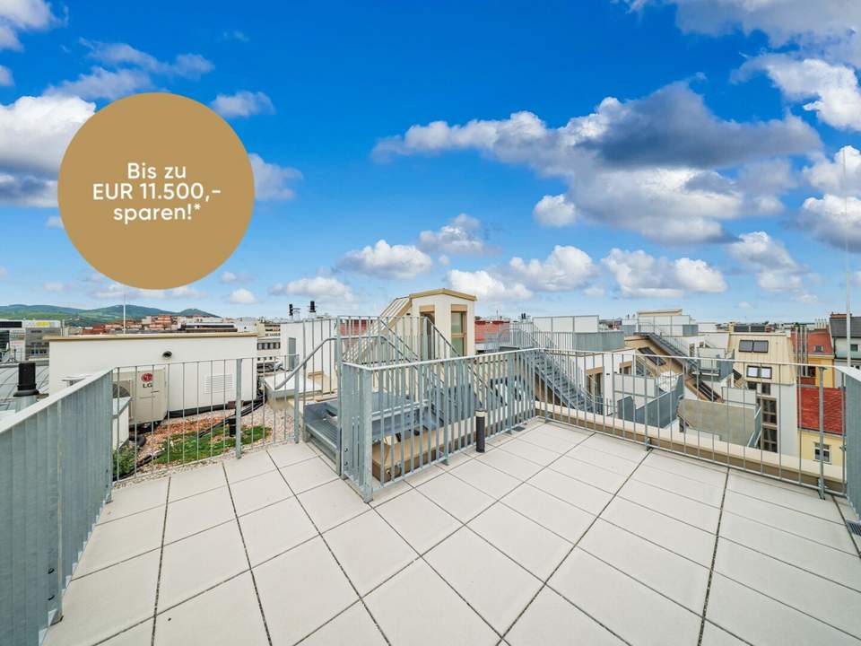 Dachgeschoss mit Weitblick: Urban. Modern. Exklusiv.