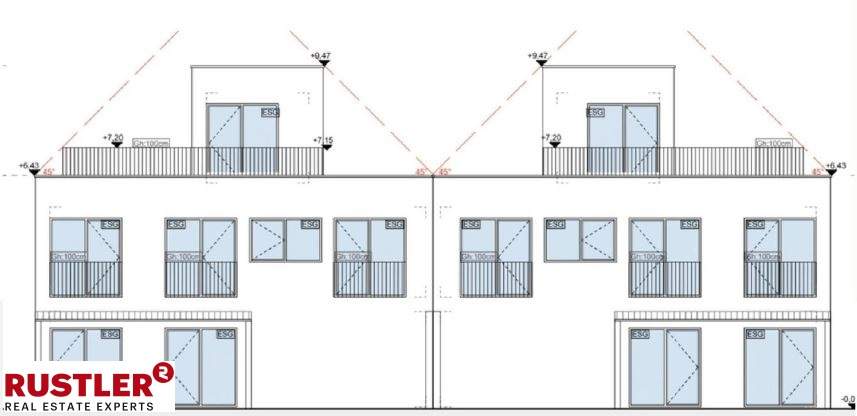 BAUGRUND MIT BAUBESCHEID FÜR EIN DOPPELHAUS