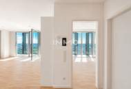44. Etage mit 39m2 Loggia: Erstbezug - Hoch oben mit Weitblick: DC2 Tower