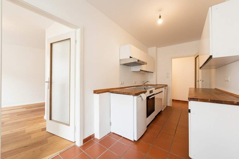 Perfekt angebunden: 2-Zimmer-Wohnung mit Loggia nahe Bahnhof Floridsdorf !, Wohnung-miete, 948,00,€, 1210 Wien 21., Floridsdorf