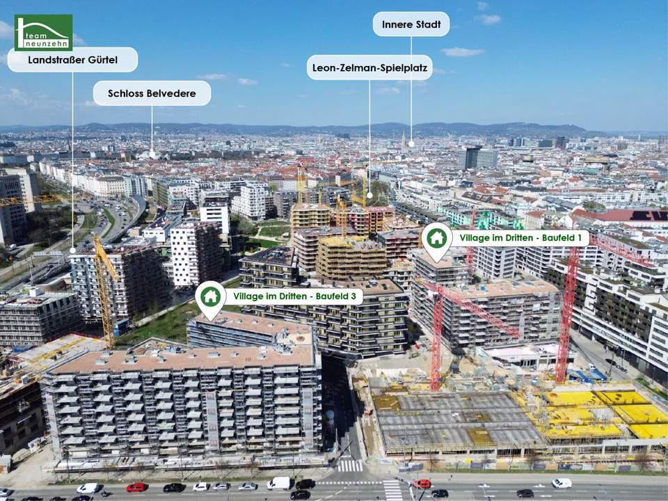Exklusiver Erstbezug im Village im Dritten – urbanes Wohnen auf hohem Niveau!