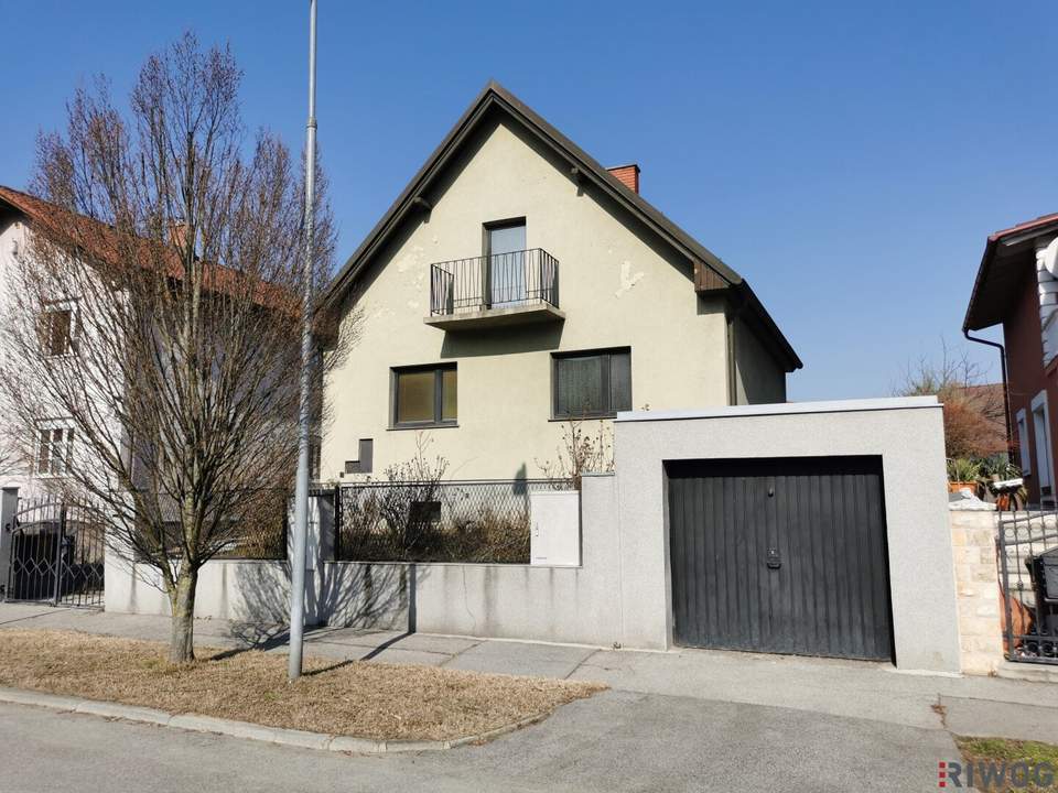 Einfamilienhaus mit großem Garten, 4 Zimmern, Keller und Garage! Adaptierungsbedürtig! Baureserven vorhanden | Zubau möglich | Grundstück auch für Doppelhaus geeignet