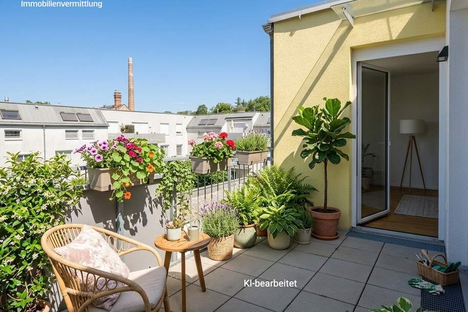 Geförderte Wohnung mit Balkon, Wohnung-miete, 868,44,€, 2104 Korneuburg