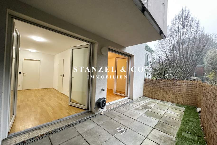 HELLES 2-ZIMMER-APARTMENT MIT GARTENTERRASSE ( BJ 2007 ), Wohnung-miete, 979,99,€, 1230 Wien 23., Liesing