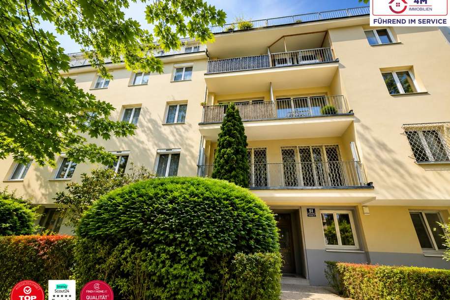Preisreduzierung!!Wohnen im Grünen! Charmante Balkonwohnung in Top Lage von Hietzing, Wohnung-kauf, 455.000,€, 1130 Wien 13., Hietzing