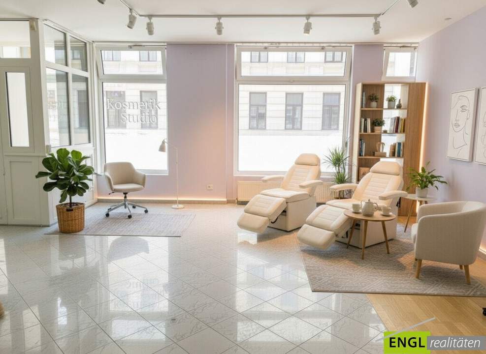 Ordination, Praxis, Geschäftslokal, Büro, Therapie- und Fitness Studio in bester Lage mit voll ausgestatteter 55m² Wohnung und 2 TG Plätze