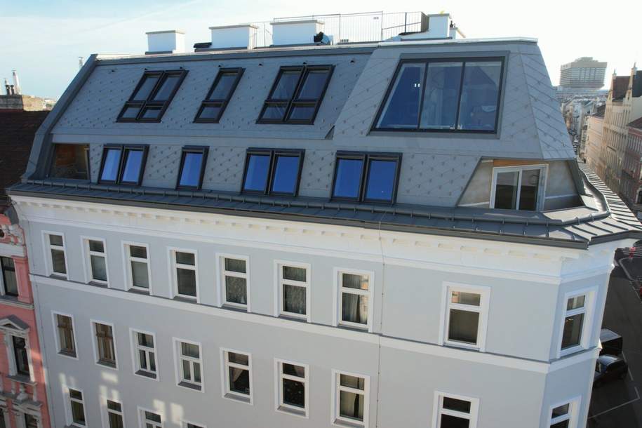 ERSTBEZUG | Traumhafte Dachgeschoss-Wohnung mit 12 m² Terrasse und Loggia, Wohnung-kauf, 597.500,€, 1180 Wien 18., Währing