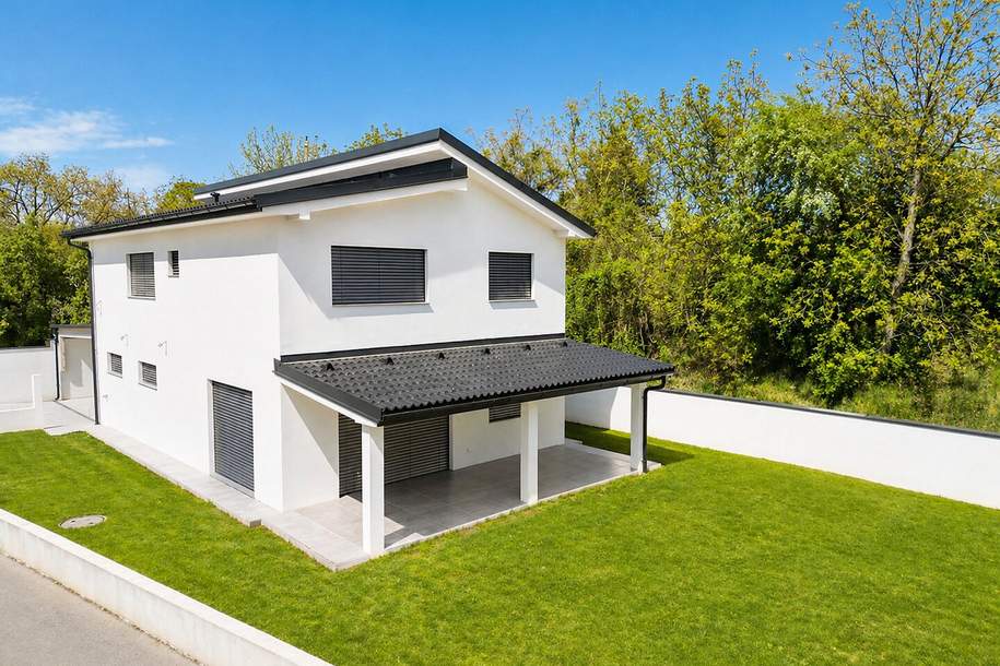 NEUBAU-ERSTBEZUG in Bad Sauerbrunn – modernes Einfamilienhaus mit Garten, Terrasse, Carport &amp; Top-Ausstattung!, Haus-kauf, 620.000,€, 7202 Mattersburg