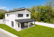 NEUBAU-ERSTBEZUG in Bad Sauerbrunn – modernes Einfamilienhaus mit Garten, Terrasse, Carport &amp; Top-Ausstattung!