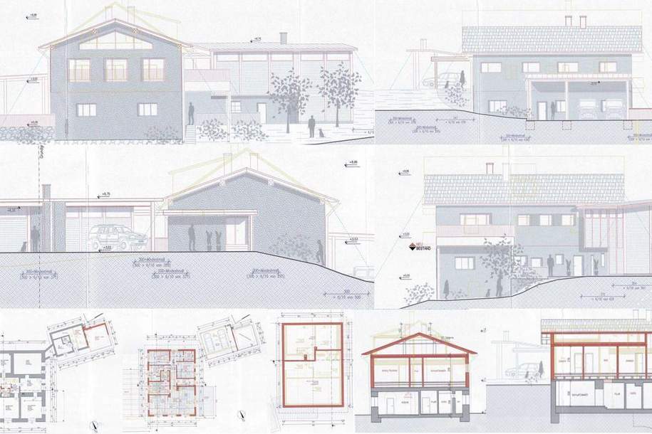 Entwicklungsobjekt in sonniger Aussichtslage nahe Velden am Wörthersee - mit genehmigter Planung, Haus-kauf, 279.000,€, 9220 Villach Land