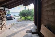 Schörfling am Attersee: Baugrundstück mit Holzblockhaus in erhabener Lage mit Fernsicht!