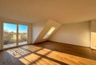 Penthouse-Feeling pur – 2 Zimmer, Terrasse mit Grünblick
