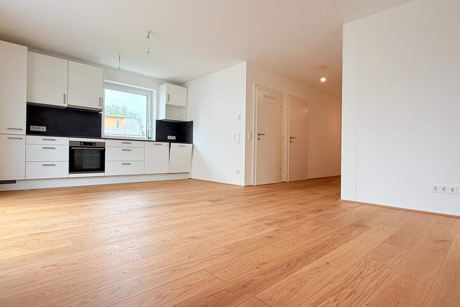 Nachhaltiges Wohnen in Essling, in deckengekühlter Ruhelage und 3 zentrale Schlafzimmer (mehrere Wohnungen mit unterschiedlichen Größen), Wohnung-miete, 1.713,61,€, 1220 Wien 22., Donaustadt