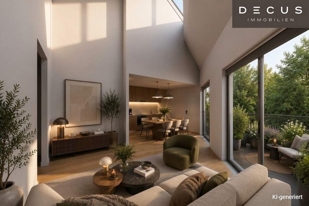 | 3 ZIMMER MAISONETTE | EXKLUSIVER ERSTBEZUG AUF 2 EBENEN MIT PANORAMATERRASSE &amp; LOGGIA |