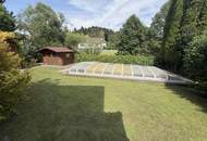 Charmantes Familienhaus mit Pool, Gartenhaus &amp; Niedrigenergie-Aufstockung in ruhiger Lage