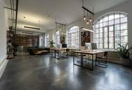 Modernes Loft-Büro in historischer Seidenfabrik – einzigartiger Backsteincharme &amp; hochwertige Ausstattung