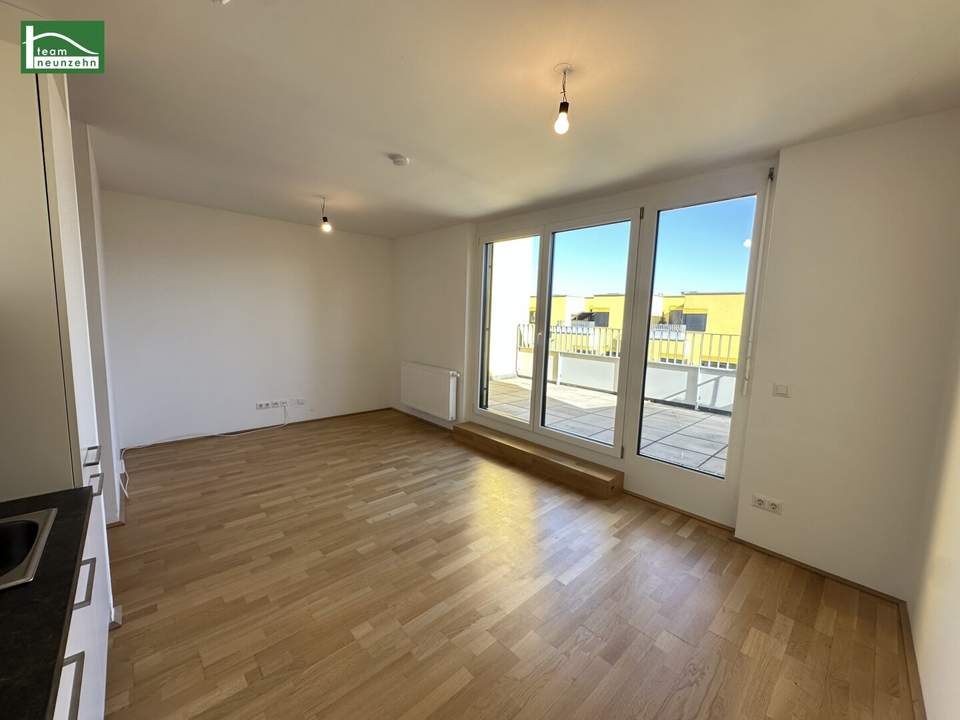 LEO 131 - Tolle 3-Zimmer Wohnung mit 2 großen Terrassen! Nur 4 Bus-Stationen zum Bahnhof Floridsdorf und viel Grün in der Nähe!