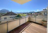 moderne 3-Zimmer-Wohnung mit großem sonnigen Balkon und Traunsteinblick
