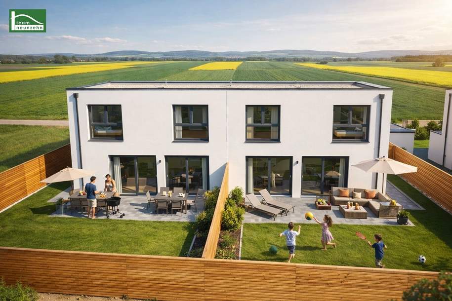 Modernes Doppelhaus in Tresdorf, 5 Zimmer, Garten, Terrasse, Erstbezug, 549.000 €, Haus-kauf, 549.000,€, 2111 Korneuburg