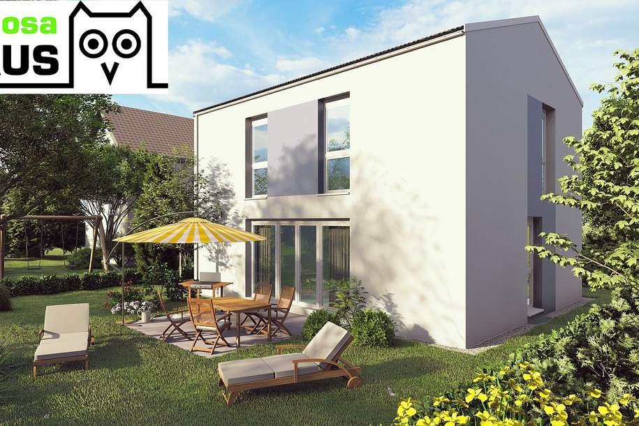 Provisionsfrei: Niedrigenergie-Einzelhaus, 162m² Nutzfläche inkl. Keller mit Eigengrund, Haus-kauf, 487.900,€, 2460 Bruck an der Leitha