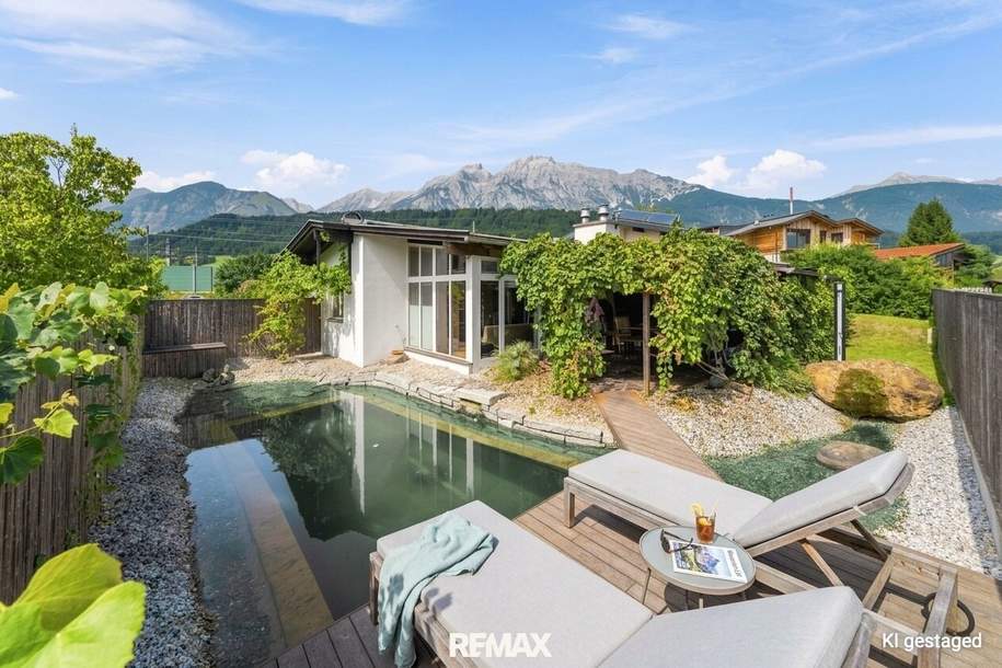 Wohnen im Grünen - Einfamilienhaus mit Naturpool & Wintergarten, Haus-kauf, 890.000,€, 6121 Innsbruck-Land