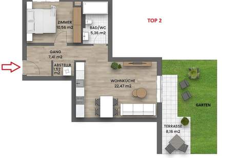 ++ GRÜN &amp; IDYLLISCH ++ Ihr neues Zuhause mit GARTEN, Wohnung-kauf, 379.000,€, 1140 Wien 14., Penzing