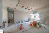 Ab 1.8.25 - ERSTBEZUG nach Generalsanierung mit Fernblick (Donaukanal, Stephansdom, ...): 3 Zimmer + Küche - Miete inkl. Heizkosten!