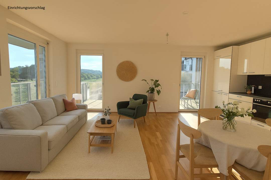 "NEUER PREIS!" TOP AUSGESTATTETE 3 ZIMMERWOHNUNG IN JUDENAU