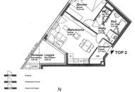 Erdgeschoß-Wohnung mit Loggia