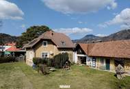 Idyllisches Herrenhaus mit 2.432 m² teilbarem, ebenem Baugrund (Dichte 0,3-0,8) in Frohnleiten