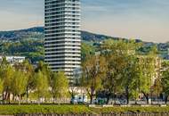 LINZ/URFAHR (BRUCKNER TOWER): EINE PERFEKTE WOHNKOMPOSITION-EIGENTUMSWOHNUNG 129,09 m² Wohnfläche + 64,15 m² Balkon + Tiefgaragenstellplätze