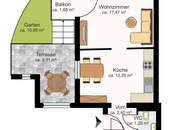 "Zum Verlieben – stilvolle Maisonette mit kleinem Garten & Terrasse!"